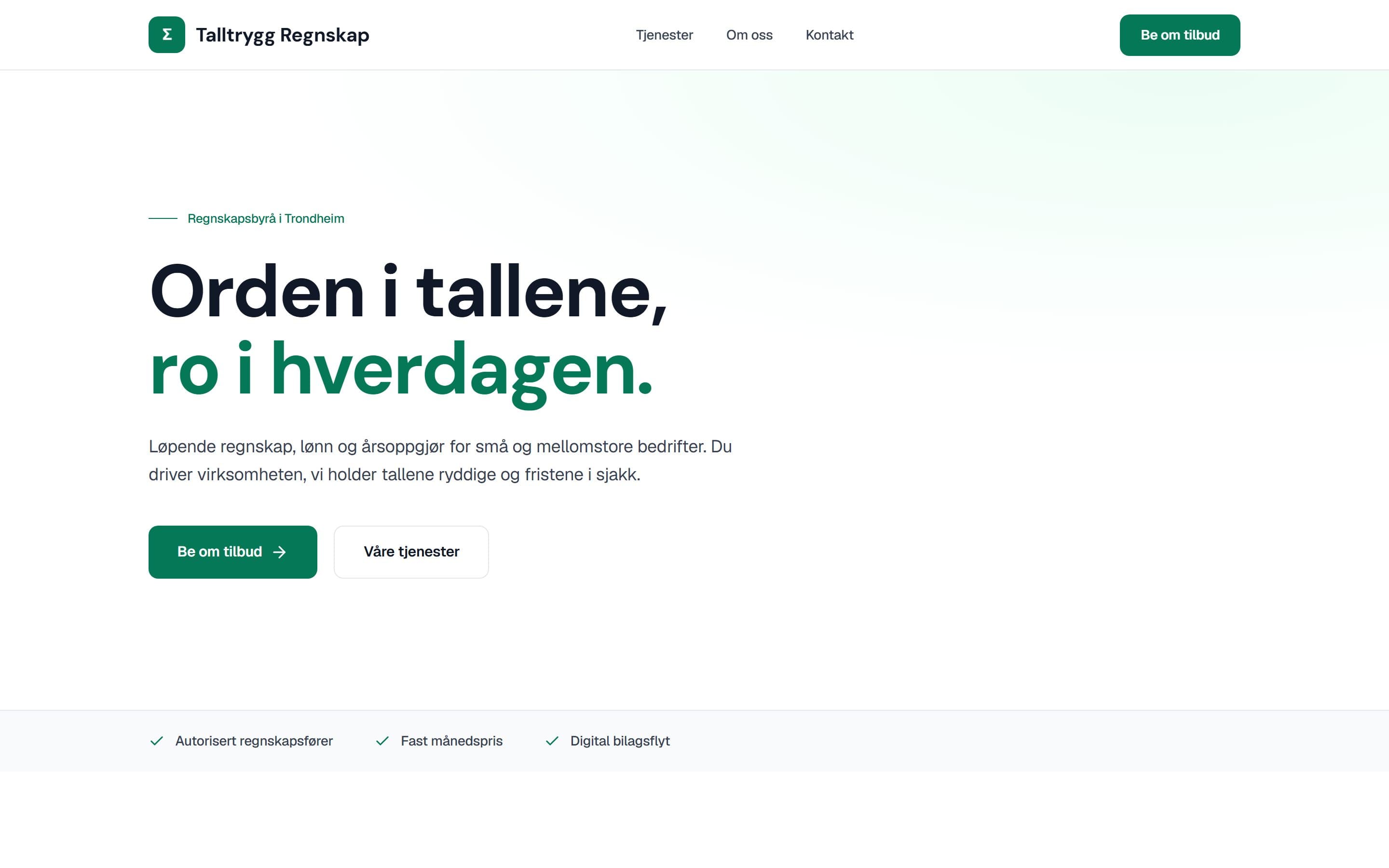 Regnskap-malen